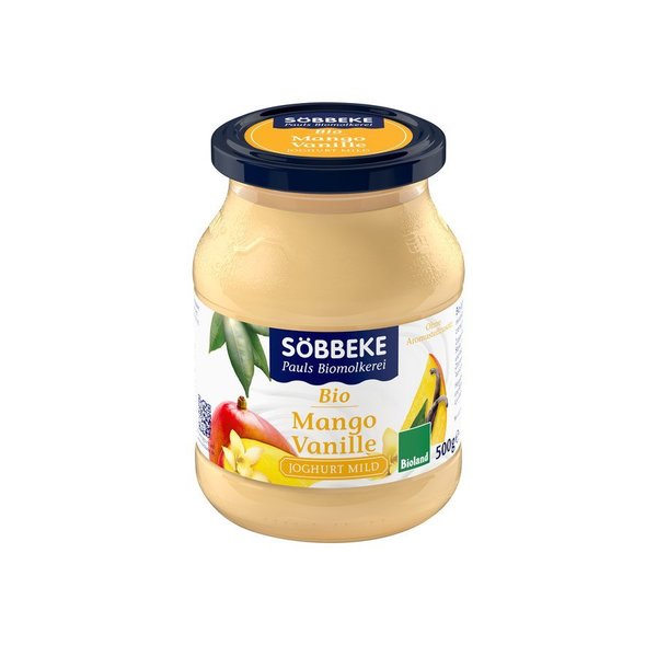 Mango-Vanille 3,8% 500g - Schrozberg - demeter