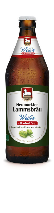 Lammsbräu Weiße Hefeweizen alkoholfrei 0,5l