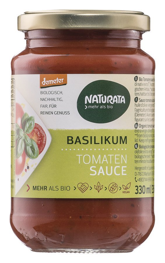 Tomatensauce Basilikum demeter 330ml