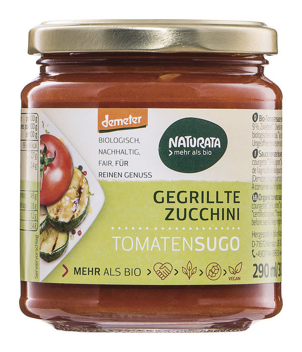 Tomatensugo Zucchini demeter 290ml