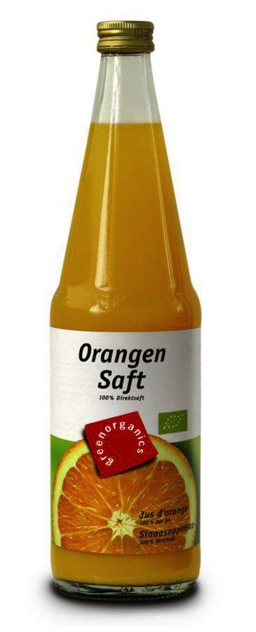 Orangensaft 100% Direktsaft 0,7l greenorganics